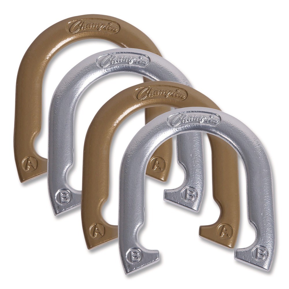 Champion Sports CG205 Deluxe Horseshoe Tournament Set (6/Set) New