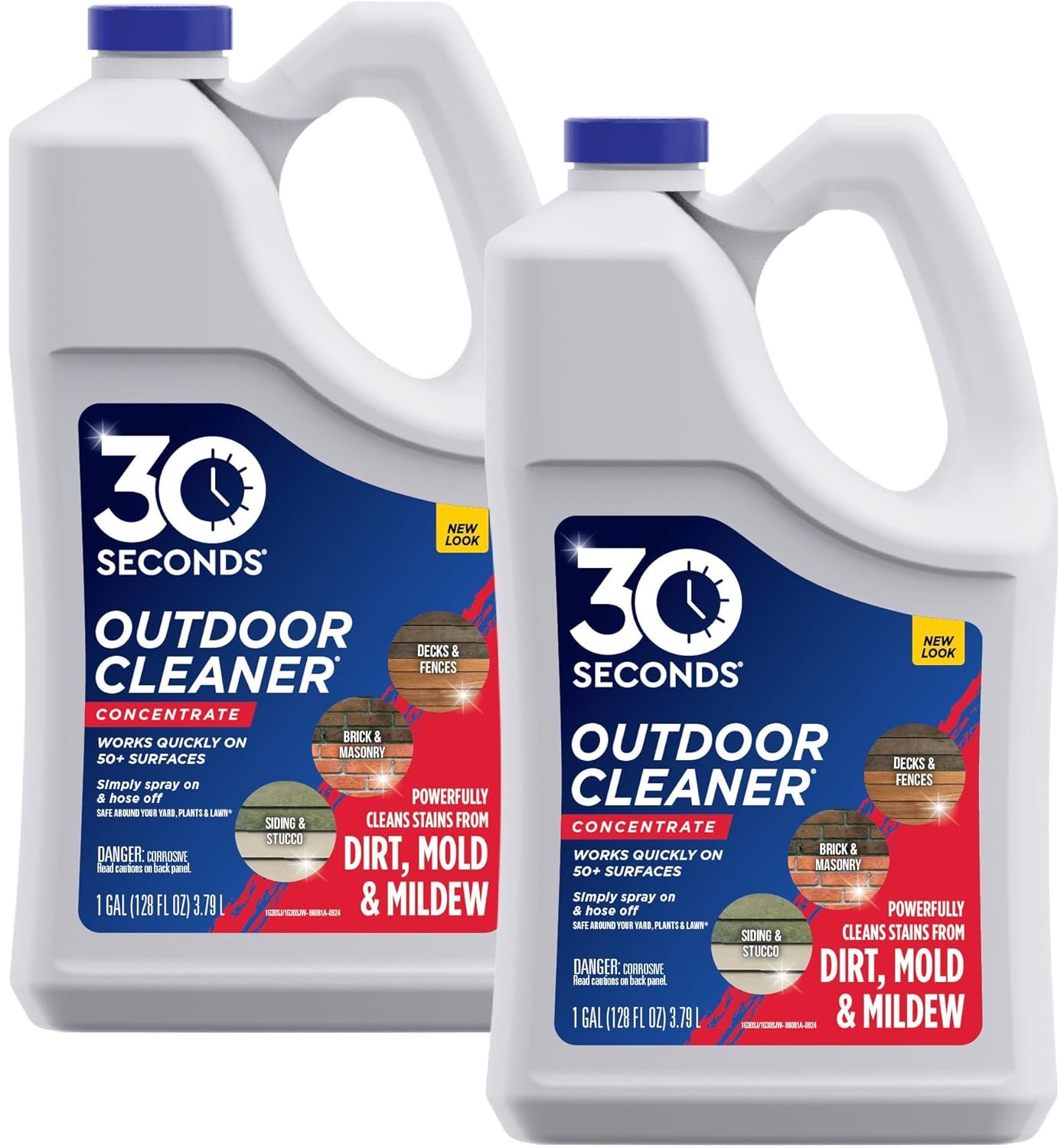 Concentrated Outdoor Mold & Mildew Stain Remover Cleaner 128 fl. oz Remover