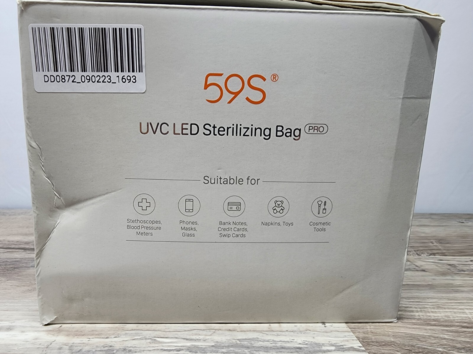 59S UV-C LED Sterilizing Storage Bag Pro