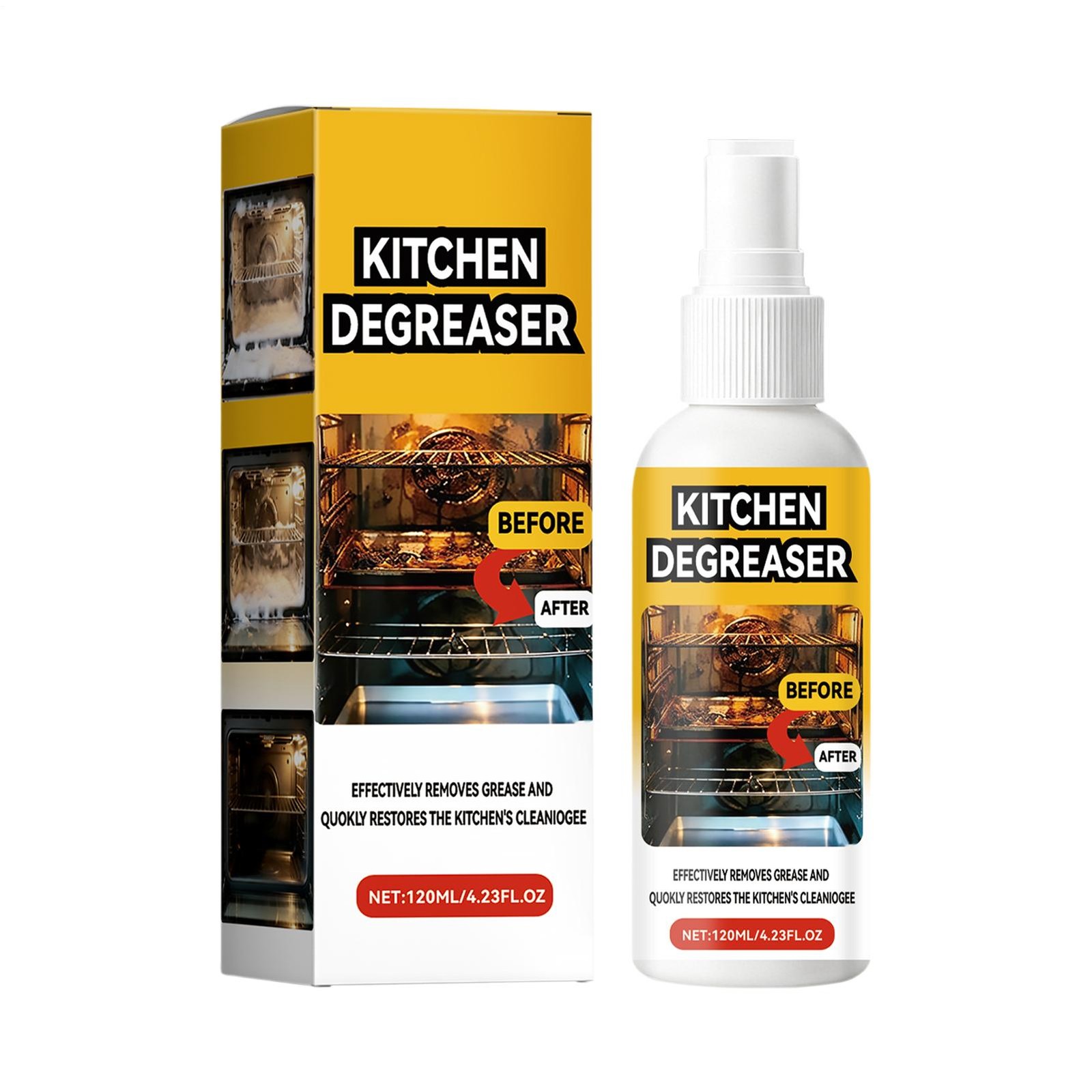 BBQ Degreaser Spray Cleaner for Outdoor Grills & Smokers 120ml