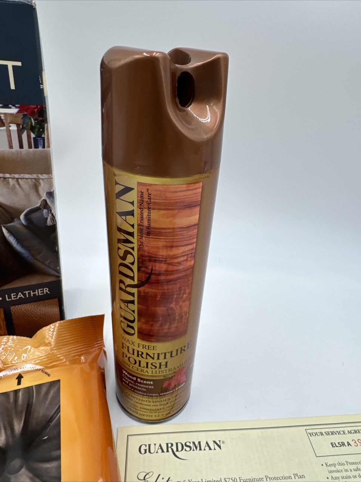 Guardsman Furniture Care Kit -Fabric, Wood, Leather- NEW/OB