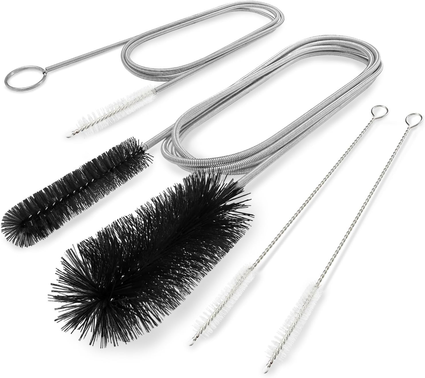 Flexible Drain Brush, 66 Inch Long Double Ended Hose Pipe Cleaners and 58 Inc…