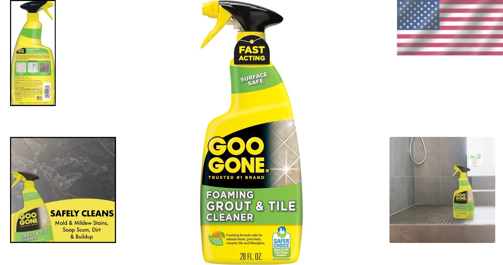 Professional Strength Grout & Tile Cleaner – 28 Fl Oz – Safe for All Surfaces