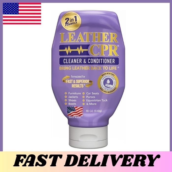 Leather CPR Cleaner Conditioner 18oz Leather Furniture Car Seat Care Restorer