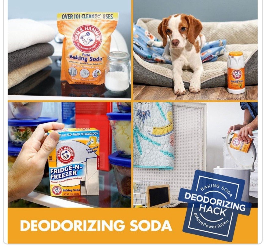 Arm & Hammer Fridge-N-Freezer Baking Soda, 14 Oz.USA-Free Shipping