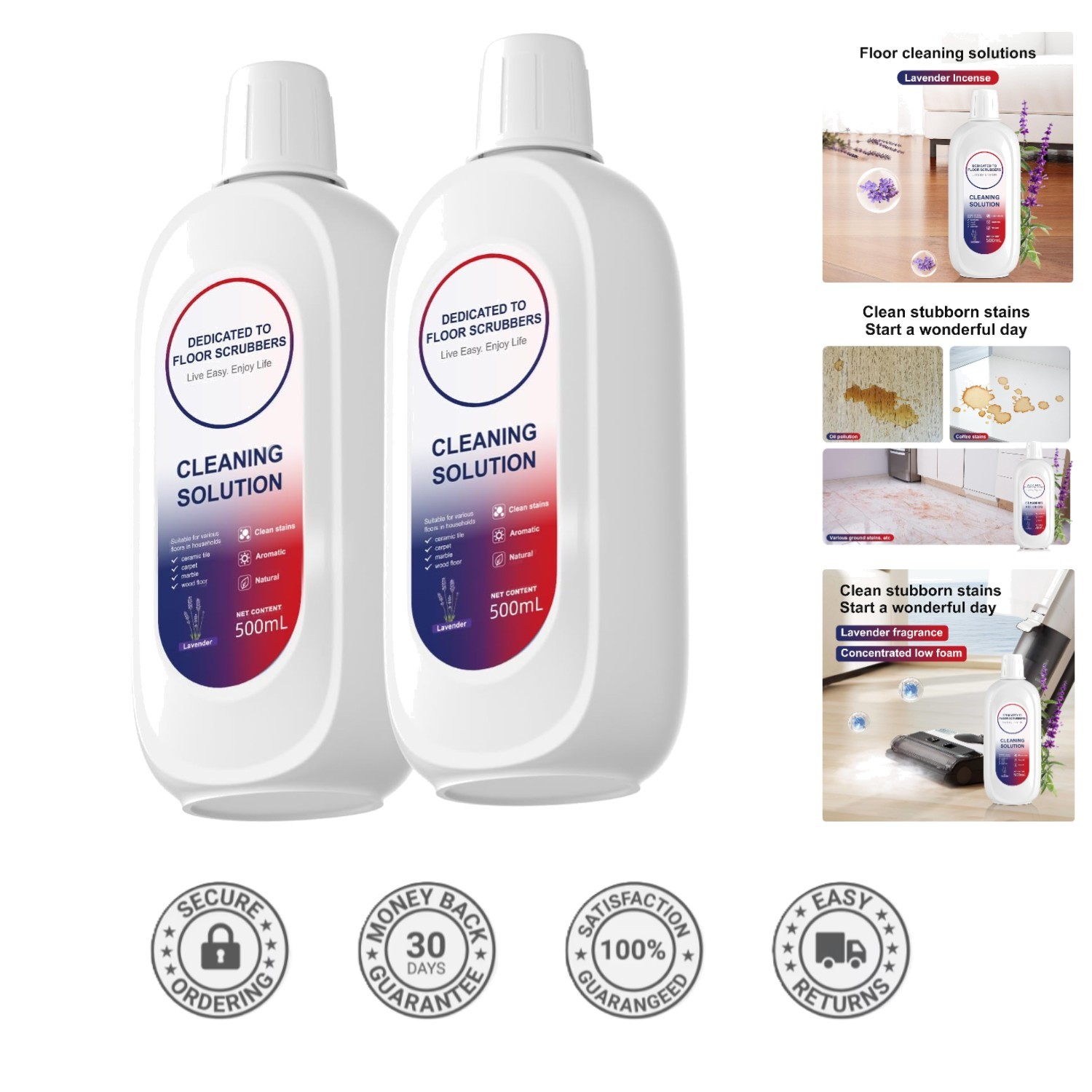 Multi-Purpose Floor Cleaning Solution – Effective, Residue-Free for Tineco Users