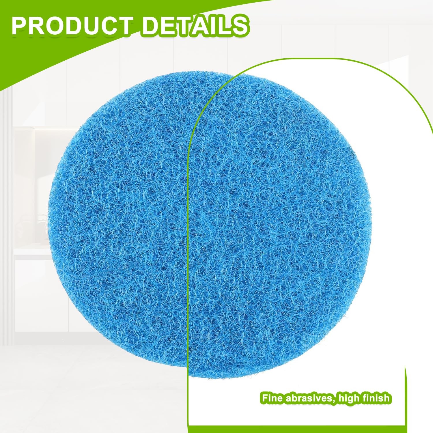 16pcs Microfibre Pads Power Scrubber Pads Set Electric Scrubber Replacement S…