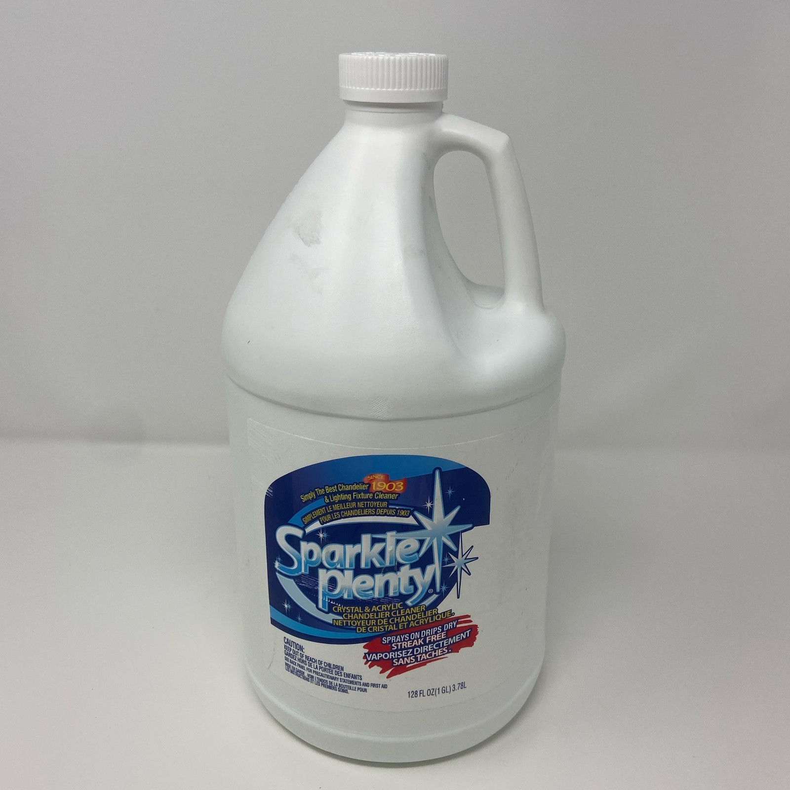 Sparkle Plenty Chandelier Cleaner 1 Gallon Refill – Clear, Drip-Dry