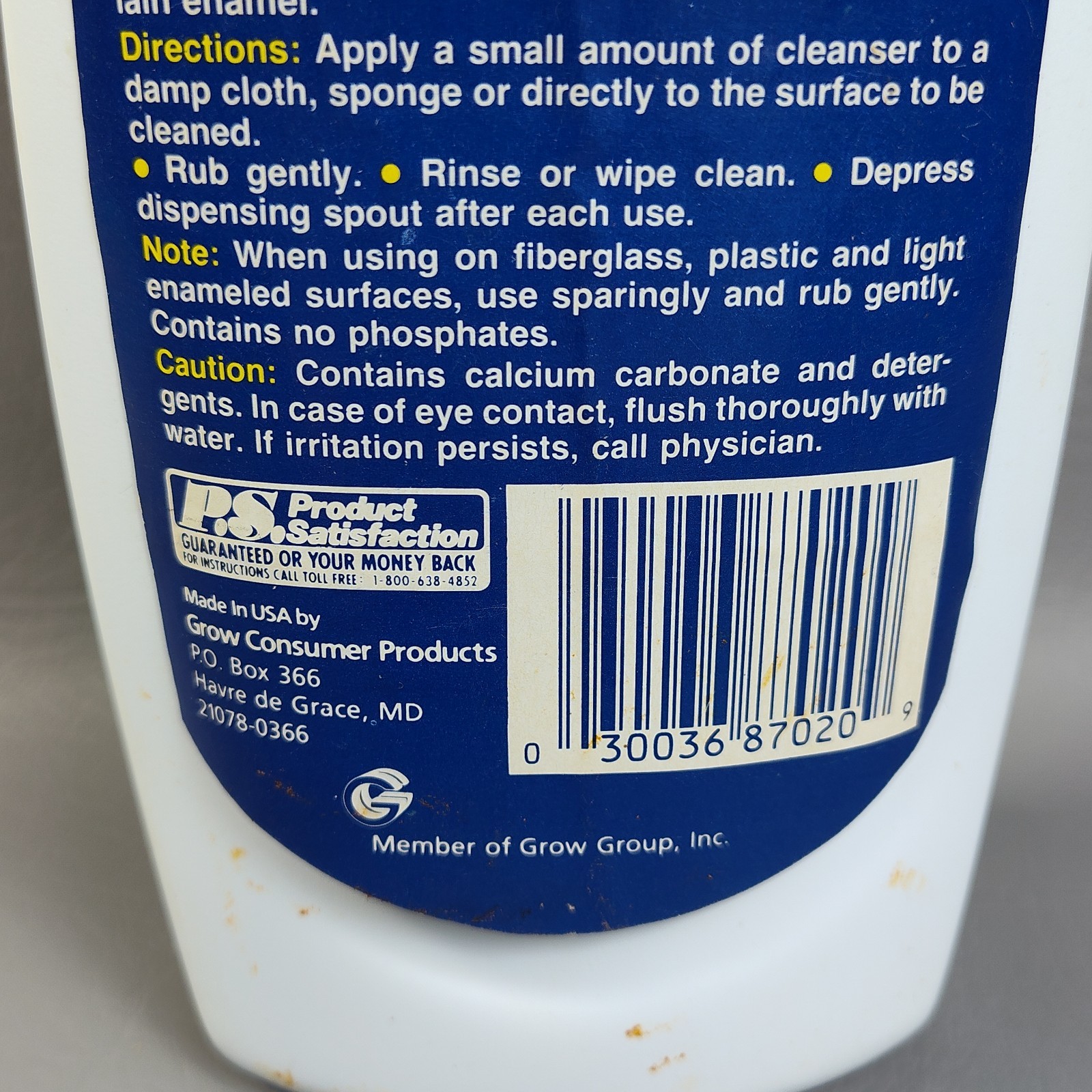 Vintage Like Magic Brand Scouring Liquid Cleanser Soft Abrasive RARE Movie Prop
