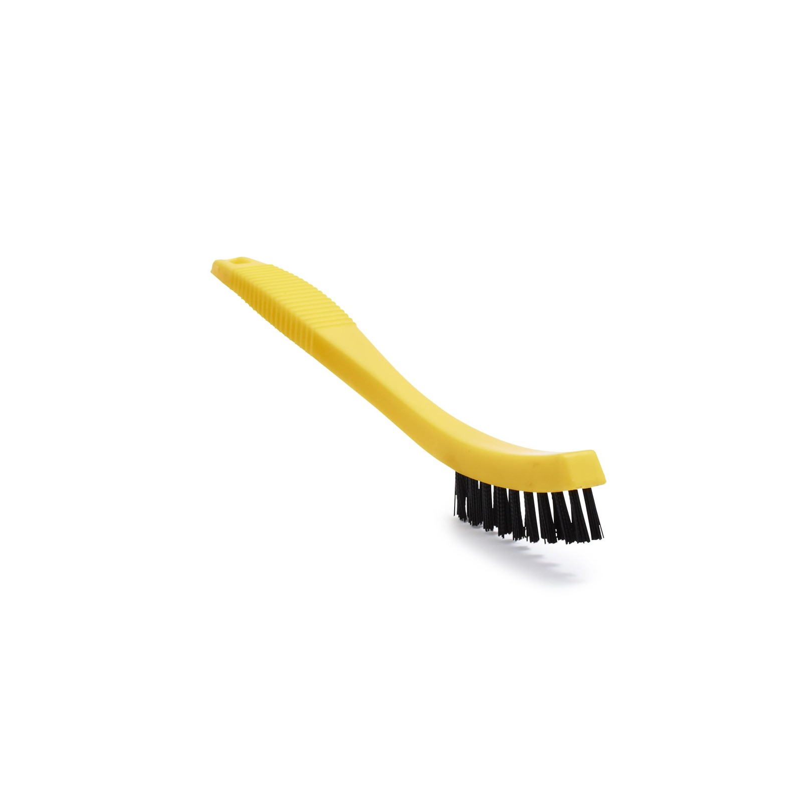 Commercial Tile Brush 8.5 Inch, Deep Cleaning Grout, Plastic Bristles, Yellow