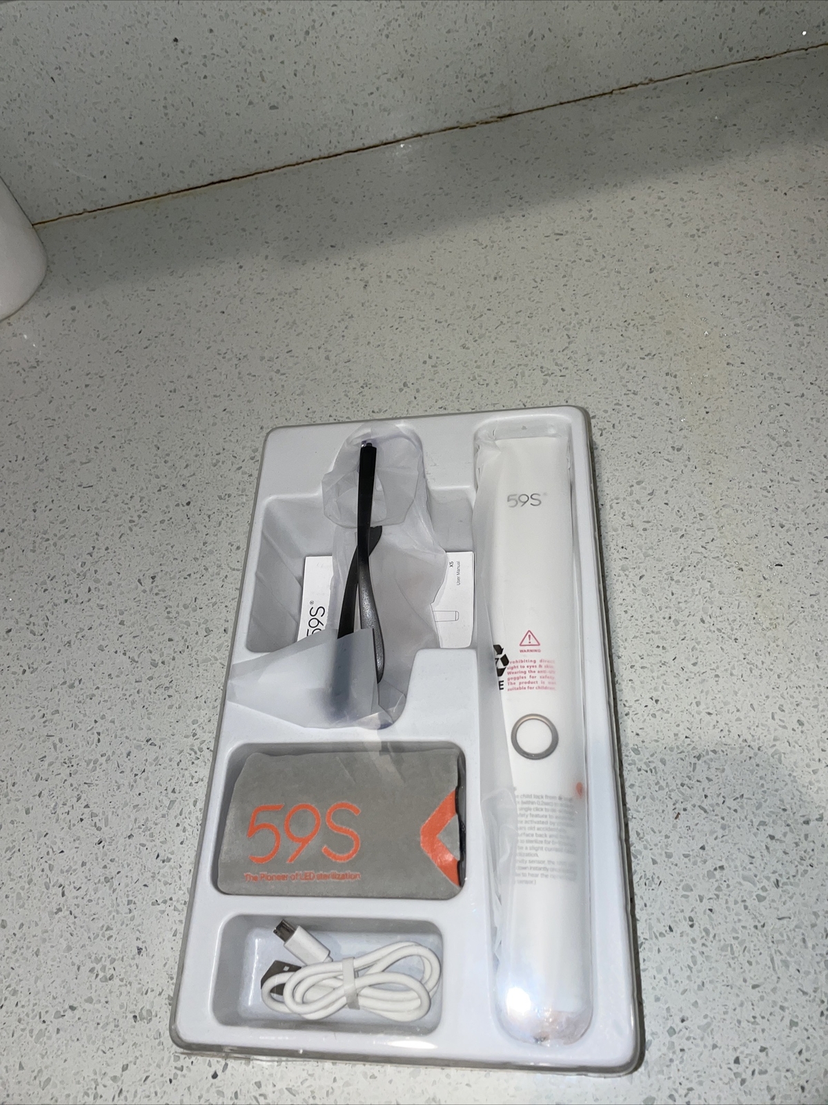 59-S UV-C X5 LED Handheld Sterilized Sterilization for Travel and Hotel