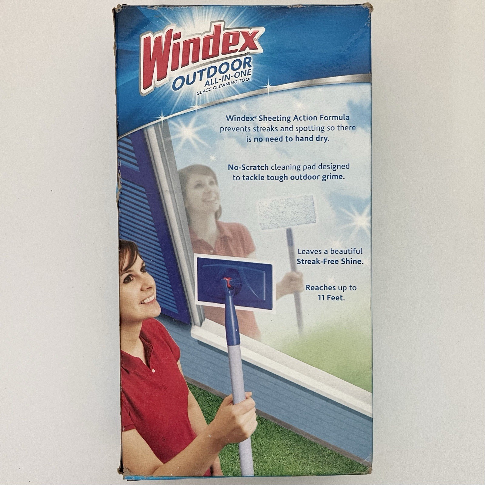 Windex Outdoor All-In-One Glass & Window Cleaner Tool Starter Kit