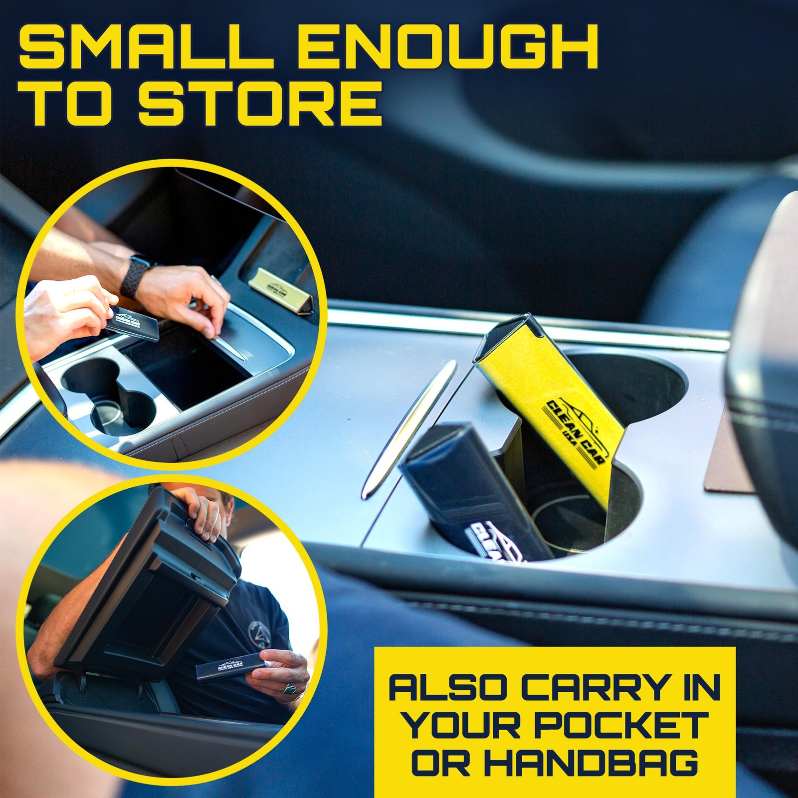 2in1 Touch Screen Cleaner Spray & Microfiber Cloth For Car Display Phone Laptop