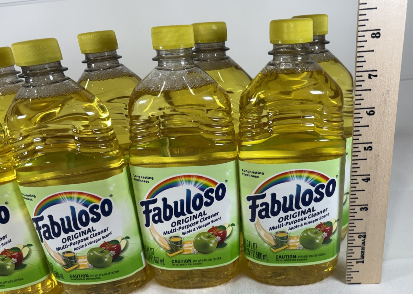 (LOT 8 Bottles) Fabuloso VINEGAR APPLE All Purpose Cleaner 16.9 oz Ea Bottle NEW