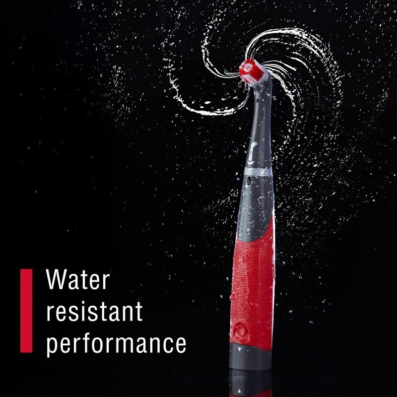 Power Scrubber Tool W/ Multi-Purpose & Grout Heads Water Resistant Fast Cleaning