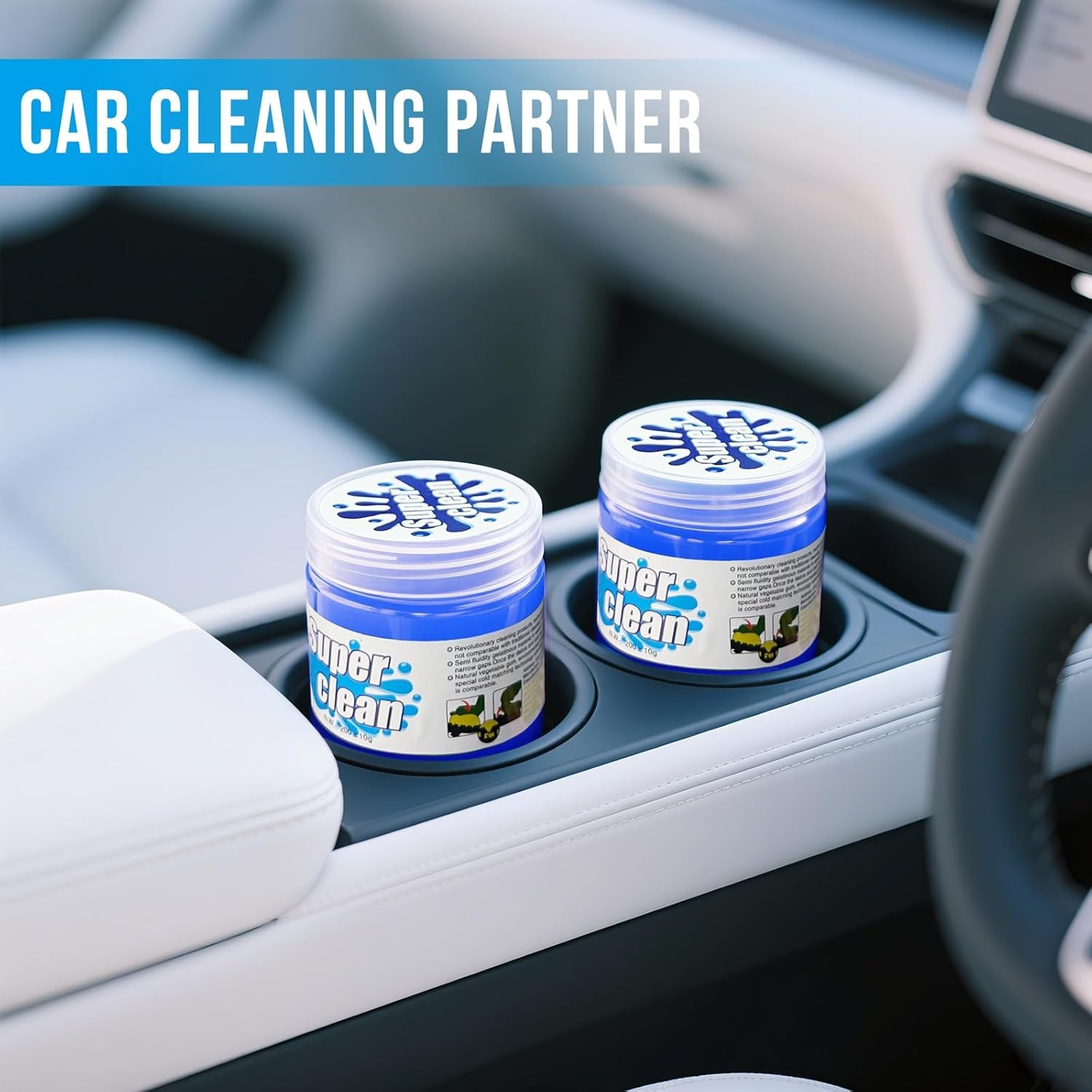 Car Cleaning Gel Car Clean Putty, Car Interior Cleaner Slime, Car Putty Auto Det
