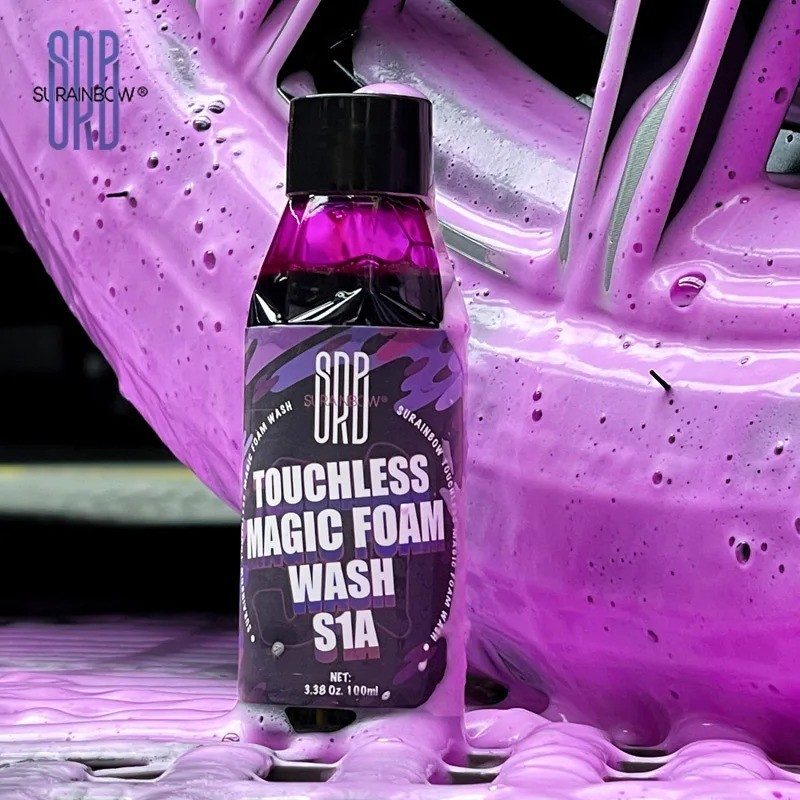 100ml Pink Foaming Car Wash Soap Wax Shampoo Foam Cannon Gun Bucket Wash