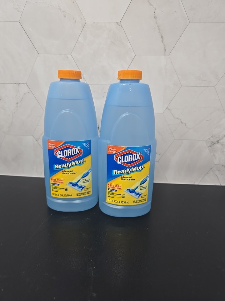 Clorox Ready Mop Advanced Floor Orange Energy Cleaner Refills 24 oz *Lot of 2