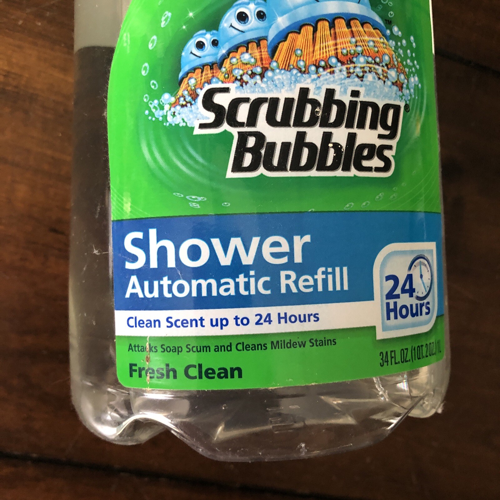 Scrubbing Bubbles Automatic Shower Cleaner Refill 34 oz New Sealed New