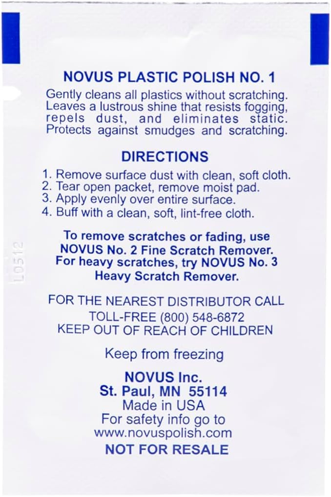 Plastic Clean & Shine #1 | 1 Sampl Color: Plastic Clean & Shine #1Size: 1 Pack