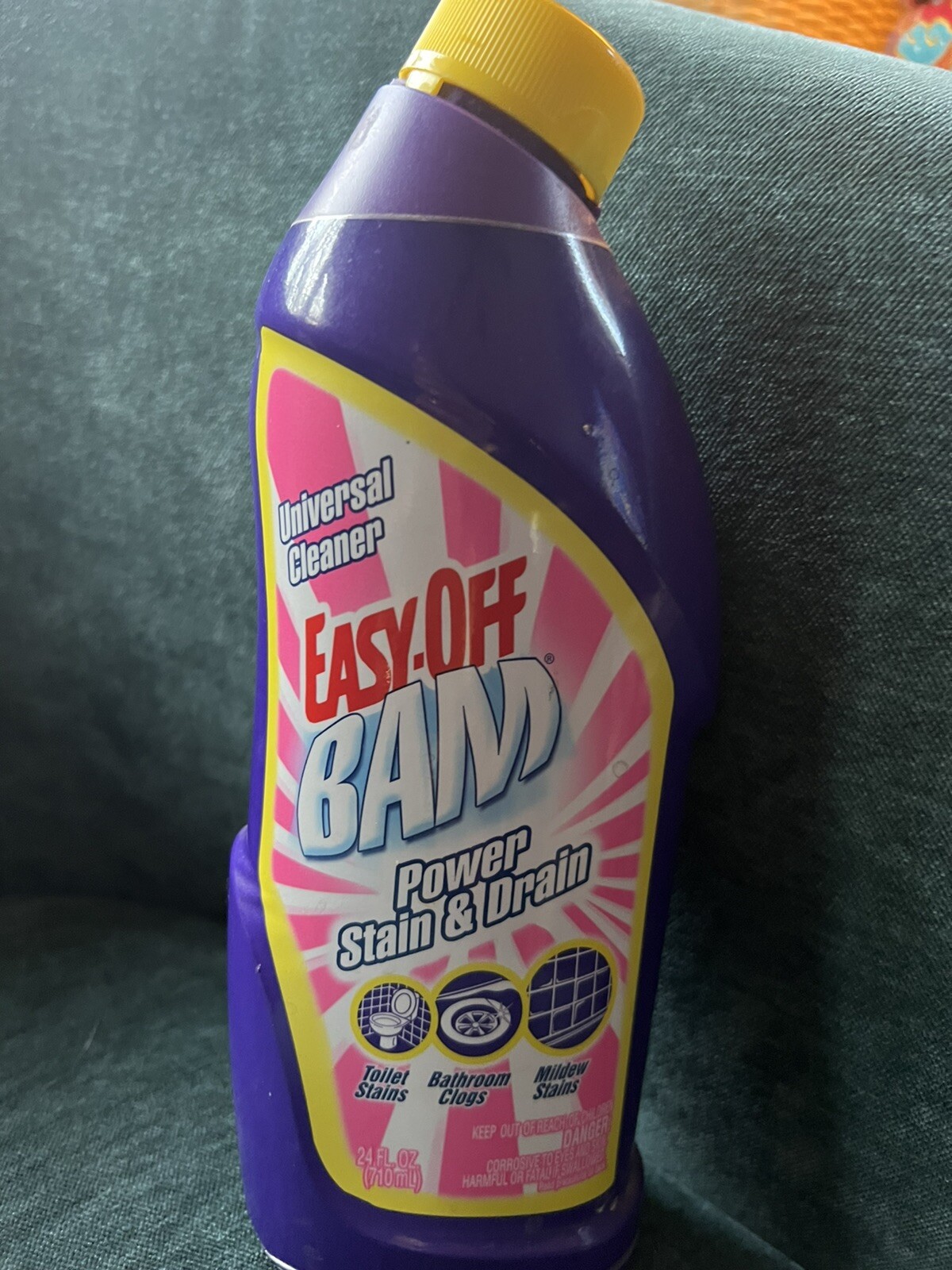 Easy-Off BAM Power STAIN DRAIN Cleaner Grime & Lime Remover 24 oz Discontinued