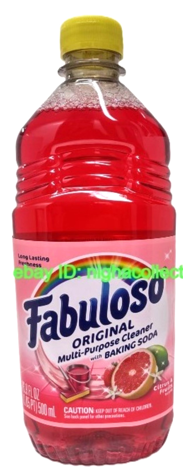 (LOT 12 Bottles) Fabuloso Citrus & Fruits All Purpose Cleaner 16.9ozEa BottleNEW