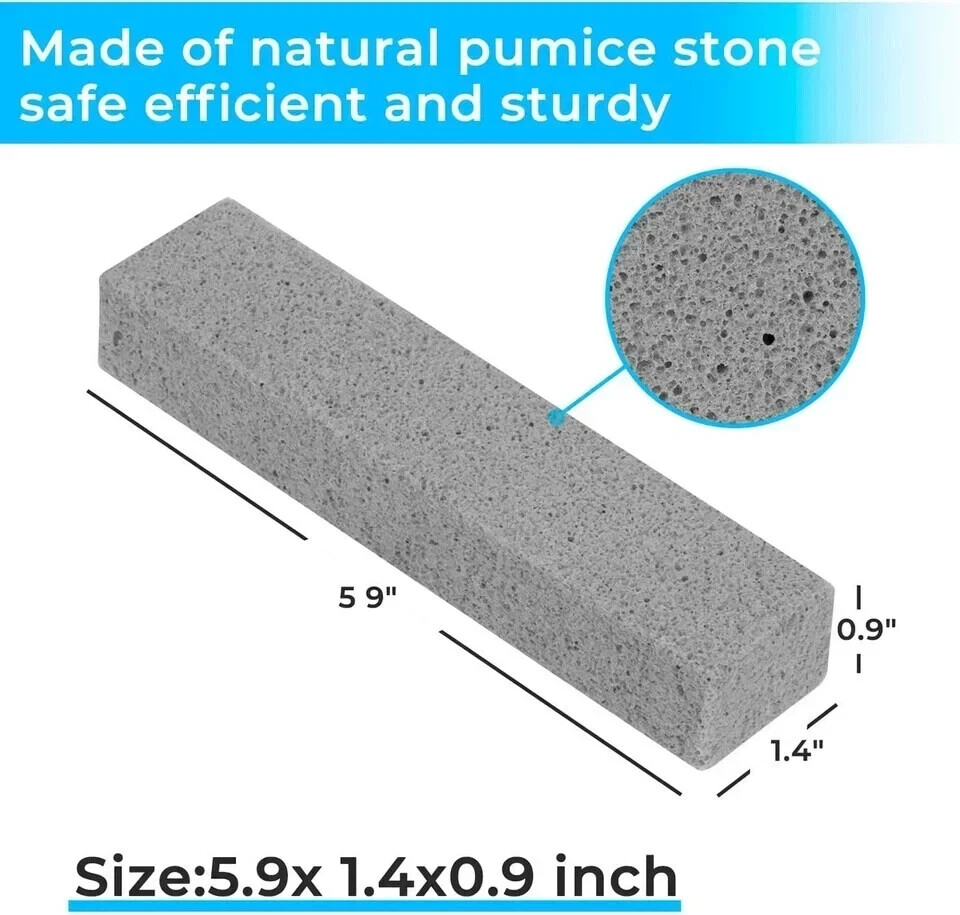 36 Pack Pumice Stone for Toilet Bowl Cleaning，Scouring Stick Remove Toilet Bowl