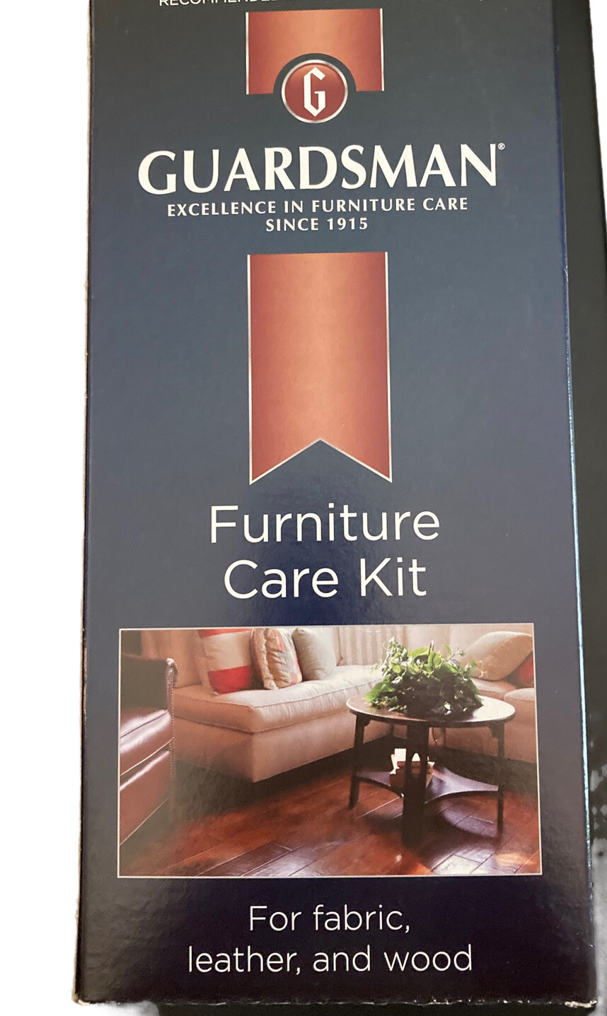 Guardsman Furniture Care Kit for Fabric, Wood & Leathers Complete NEW in Box