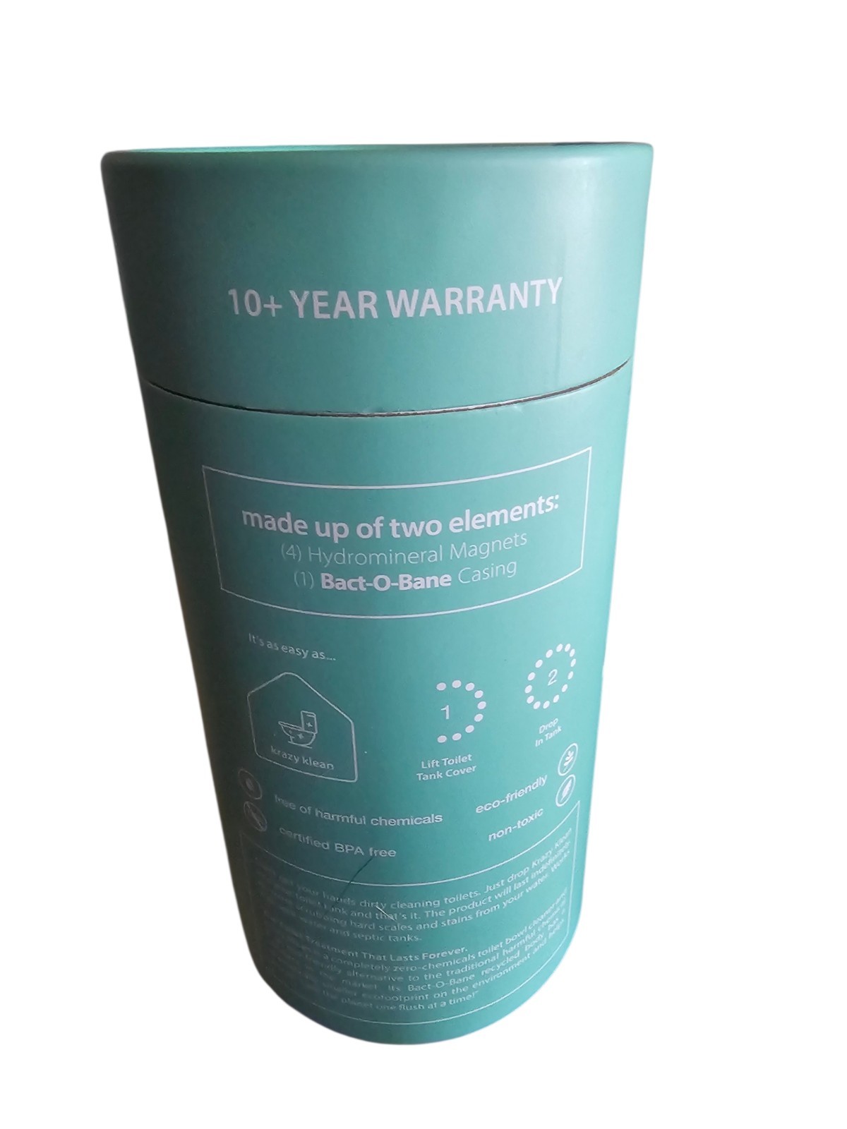 Krazy KLEAN Toilet Cleaner WITH Bact-O-Bane Lifespan 10 Years New & Sealed OEM
