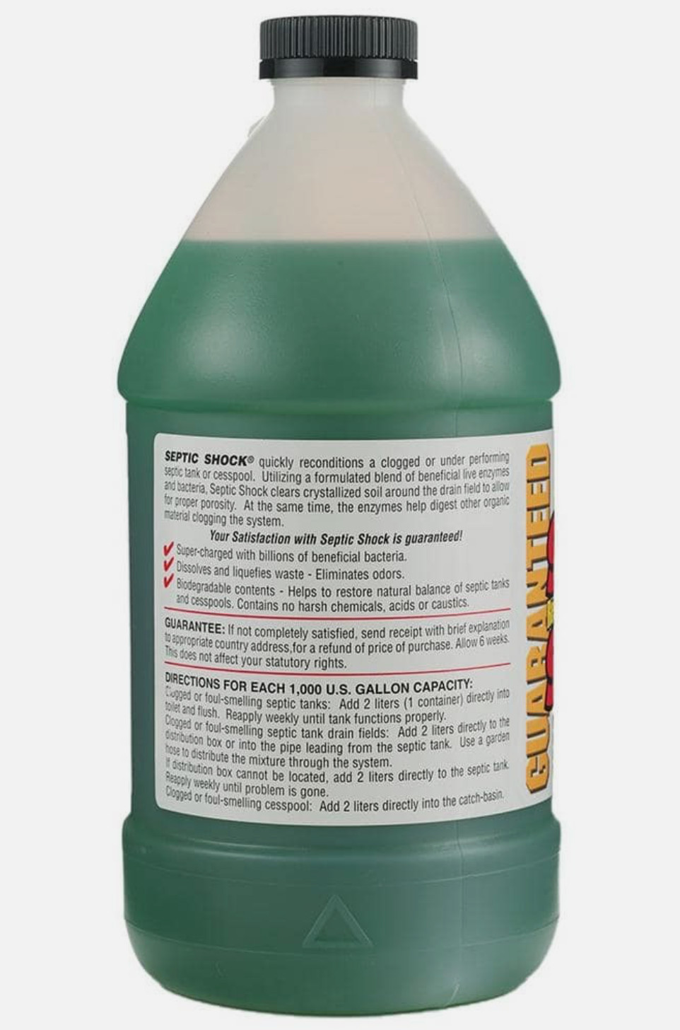 Instant Power Septic Shock, 67.6 fl oz (2 Liter), Super Charged for Clogged Sept