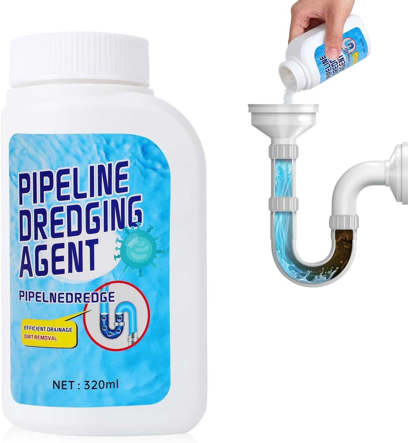 Powerful Pipe Dredging Agent Pipeline Dredging Agent Powerful Quick Cleaning dra