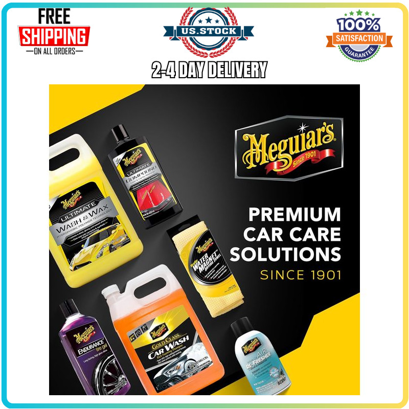 Meguiar’s M43 Boat RV Wash 64oz pH Balanced Fiberglass Gel Coat Cleaner