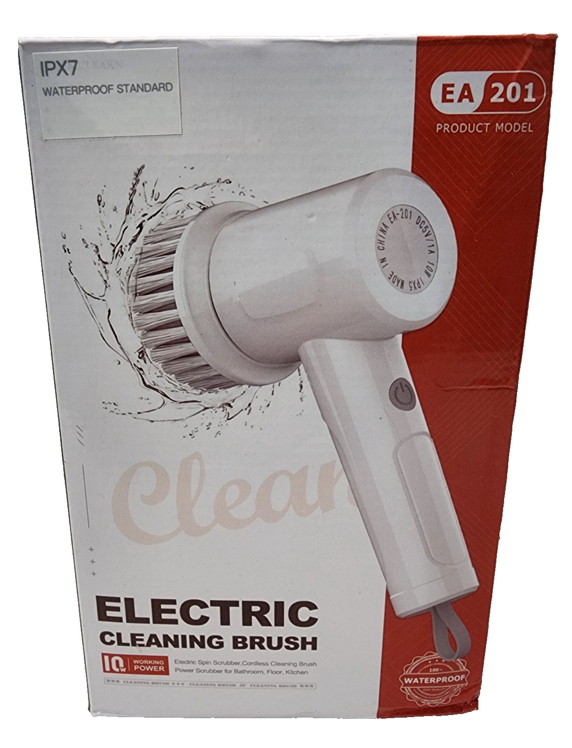 IPX7 Waterproof Standard Electric Cleaning Brush EA-201