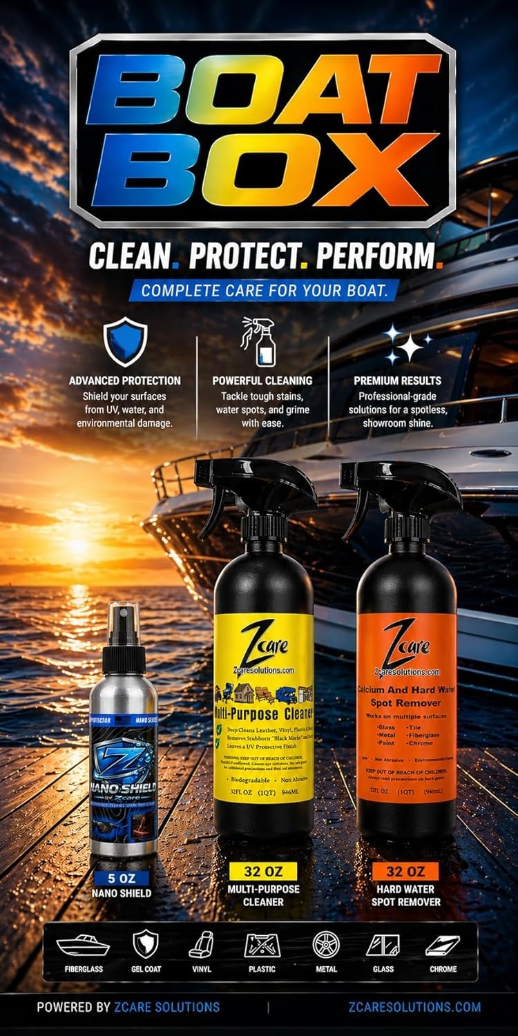 Boat Cleaning Kit Boat Soap Hard Water Spot Remover Multi Surface Cleaner