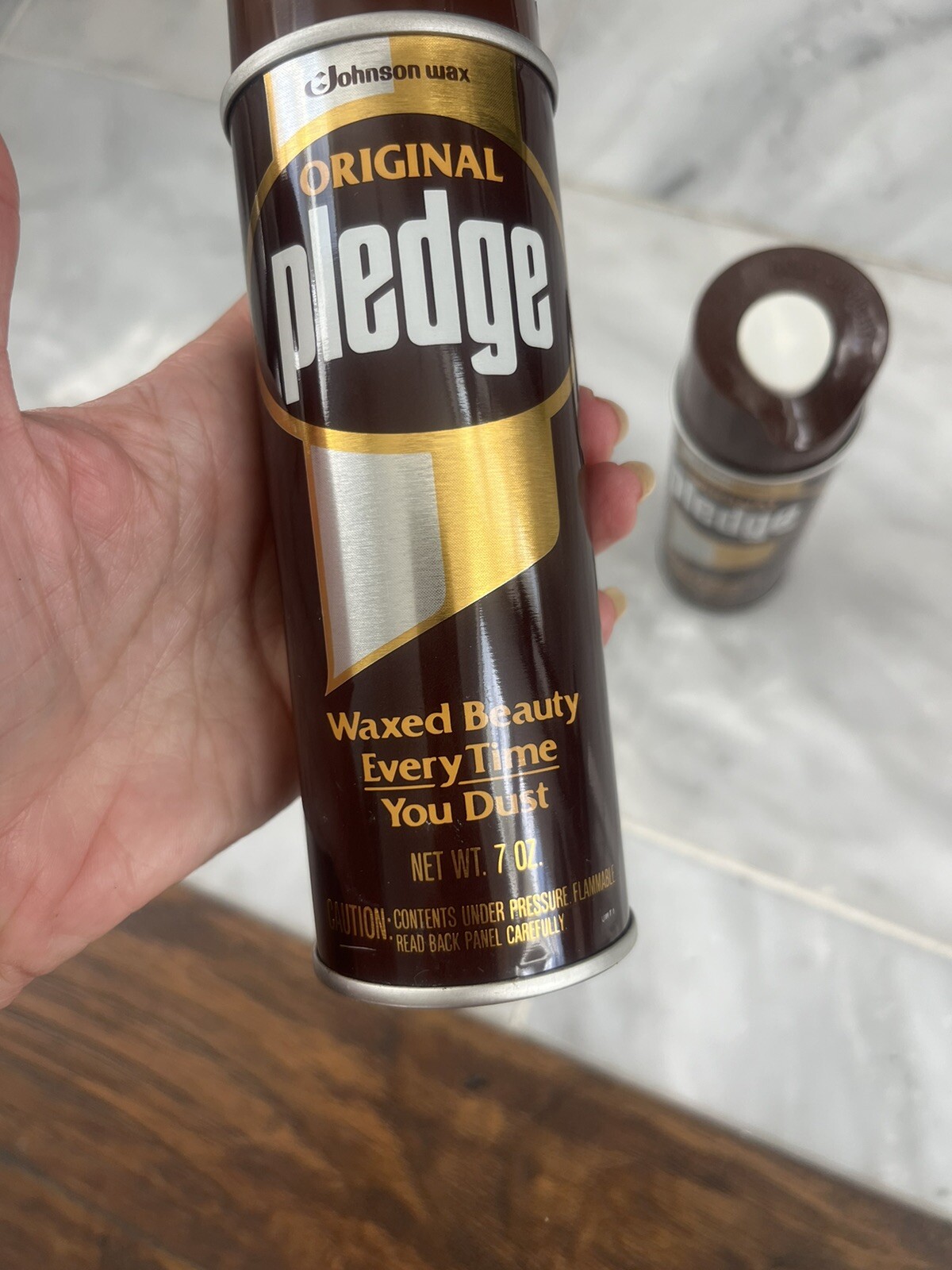 Vintage Johnson wax a lot of two pledge 7 ounce