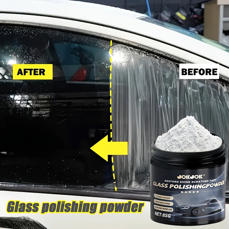 Multi-Purpose Bathroom Polishing Powder – Glass And Faucet Cleaner, Hard…
