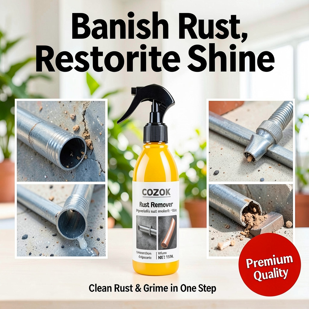 Rust Remover Spray 150ml,Rust Dissolver Liquid for Tools and Hardware