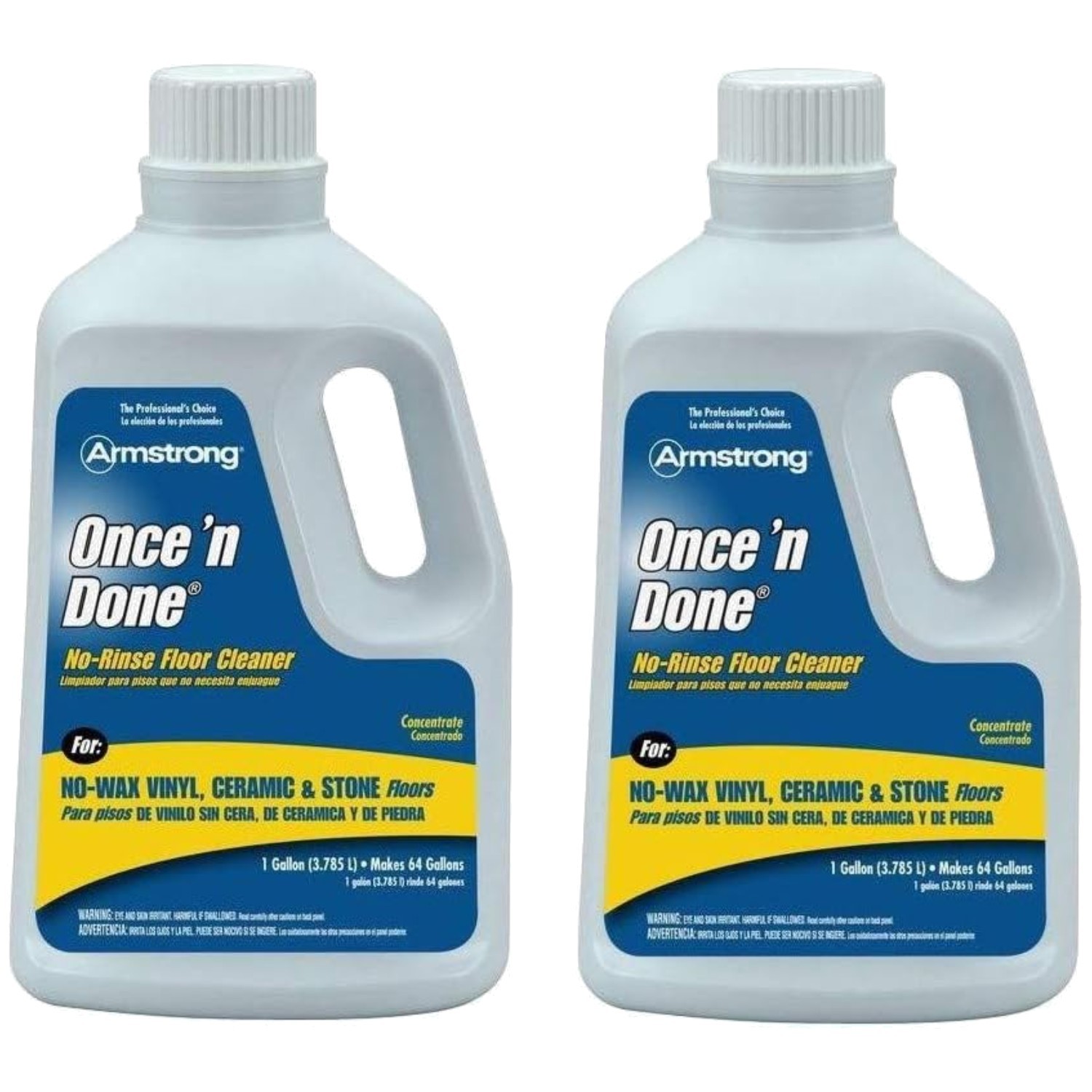 Professional Grade Stone & Grout Cleaner – 2 Bottles