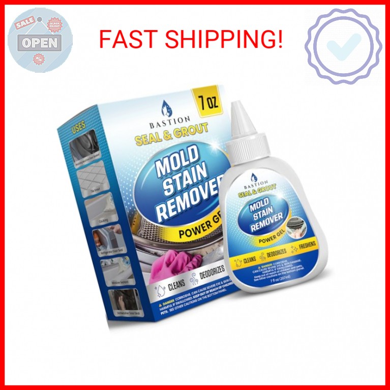 Bastion Mold Stain Remover Power Gel Cleaner Heavy Duty Cleaning Solution for Fr