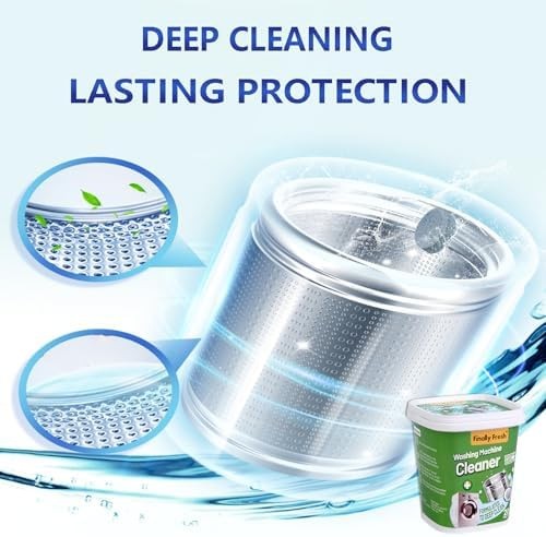 Finally Fresh Washing Machine Cleaner for Front Loaders & Top loaders, 20 Pac…