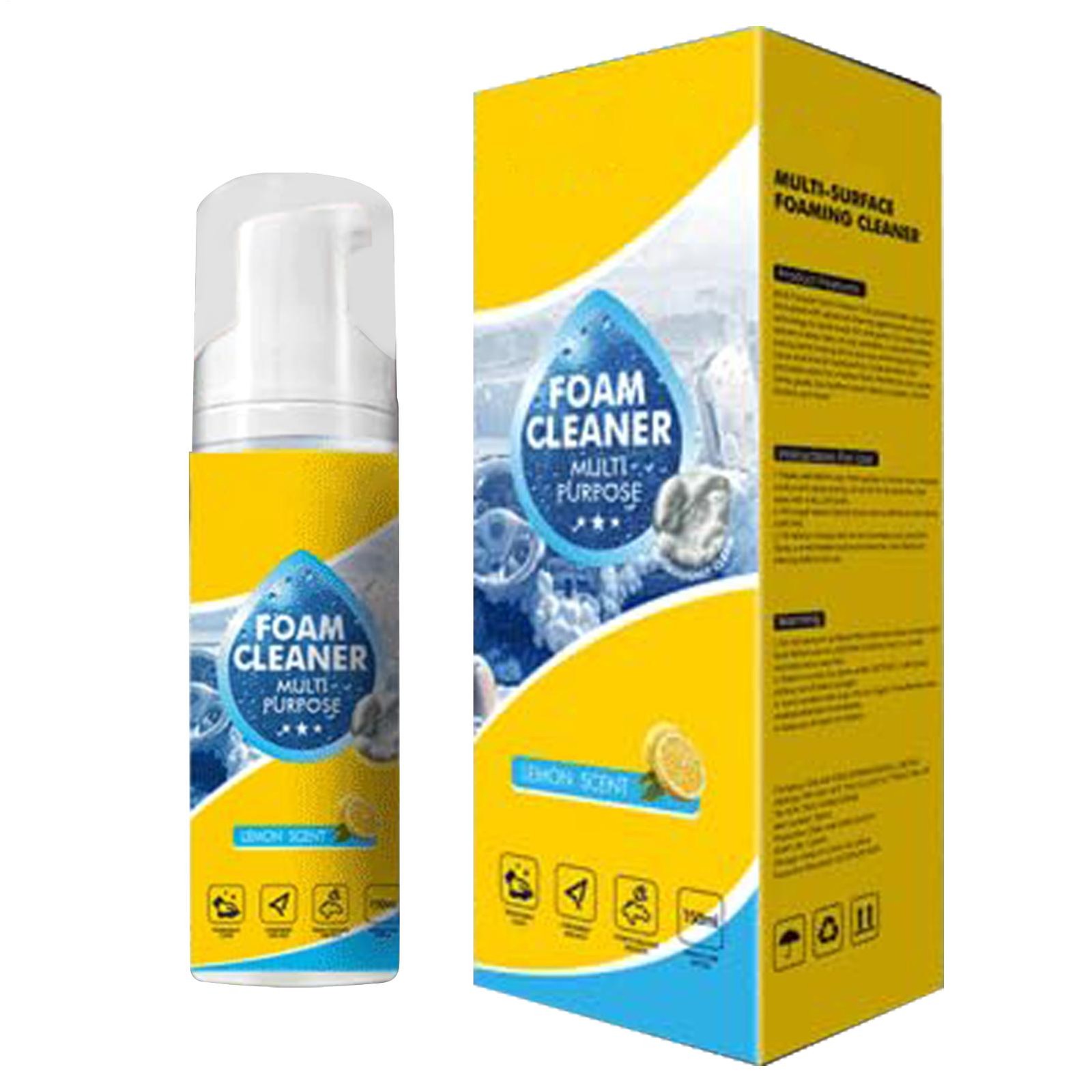 Multi-Enzyme Foam Cleaner,All-Purpose Deep Cleaning Spray For Car,Kitchen,Sofa