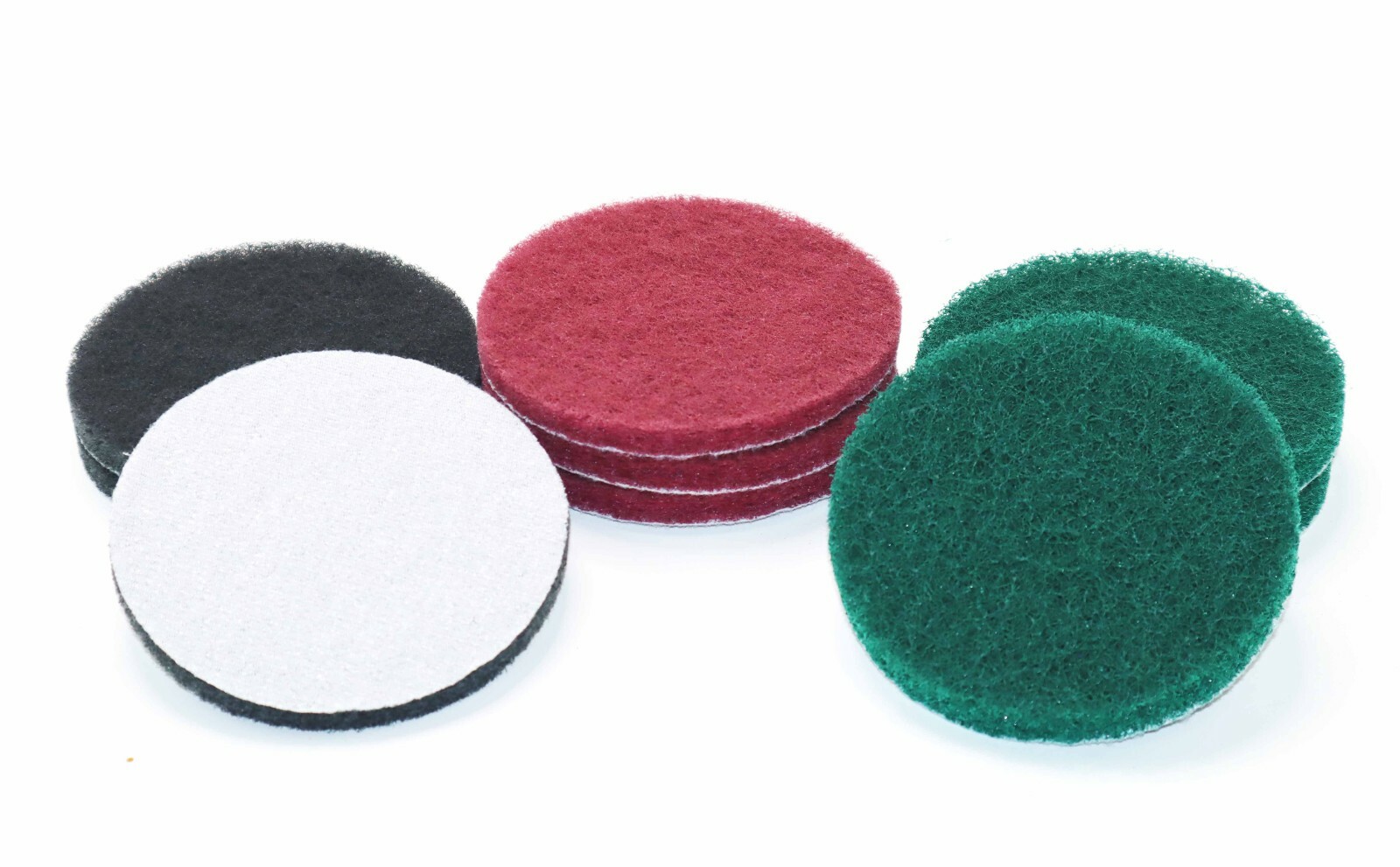 9pc Drill Brush Replacement Scour Pads 4″ for Tub & Tile Power Scrubber Driver