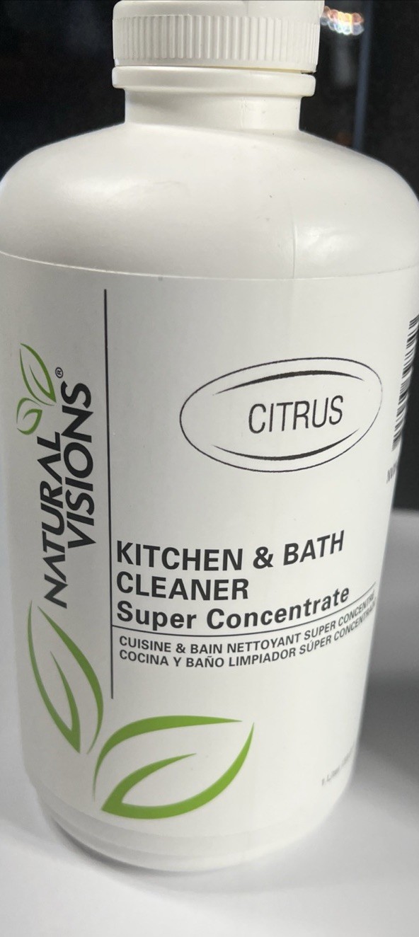 Lot of 3 Sealed Natural Visions Cleaning Concentrate 1 Liter Animal Cruelty Free