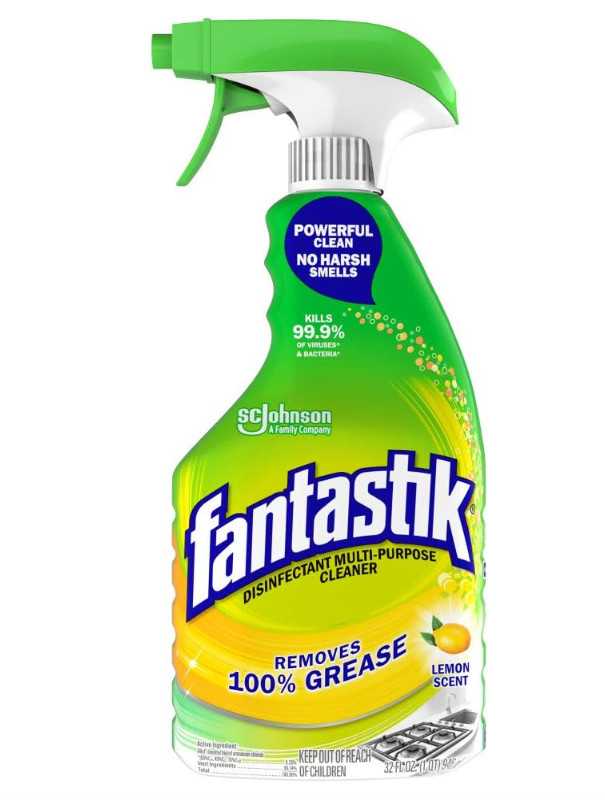 Fantastik All-Purpose Cleaner Trigger, Lemon 32 Fl Oz (Pack of 1), Green