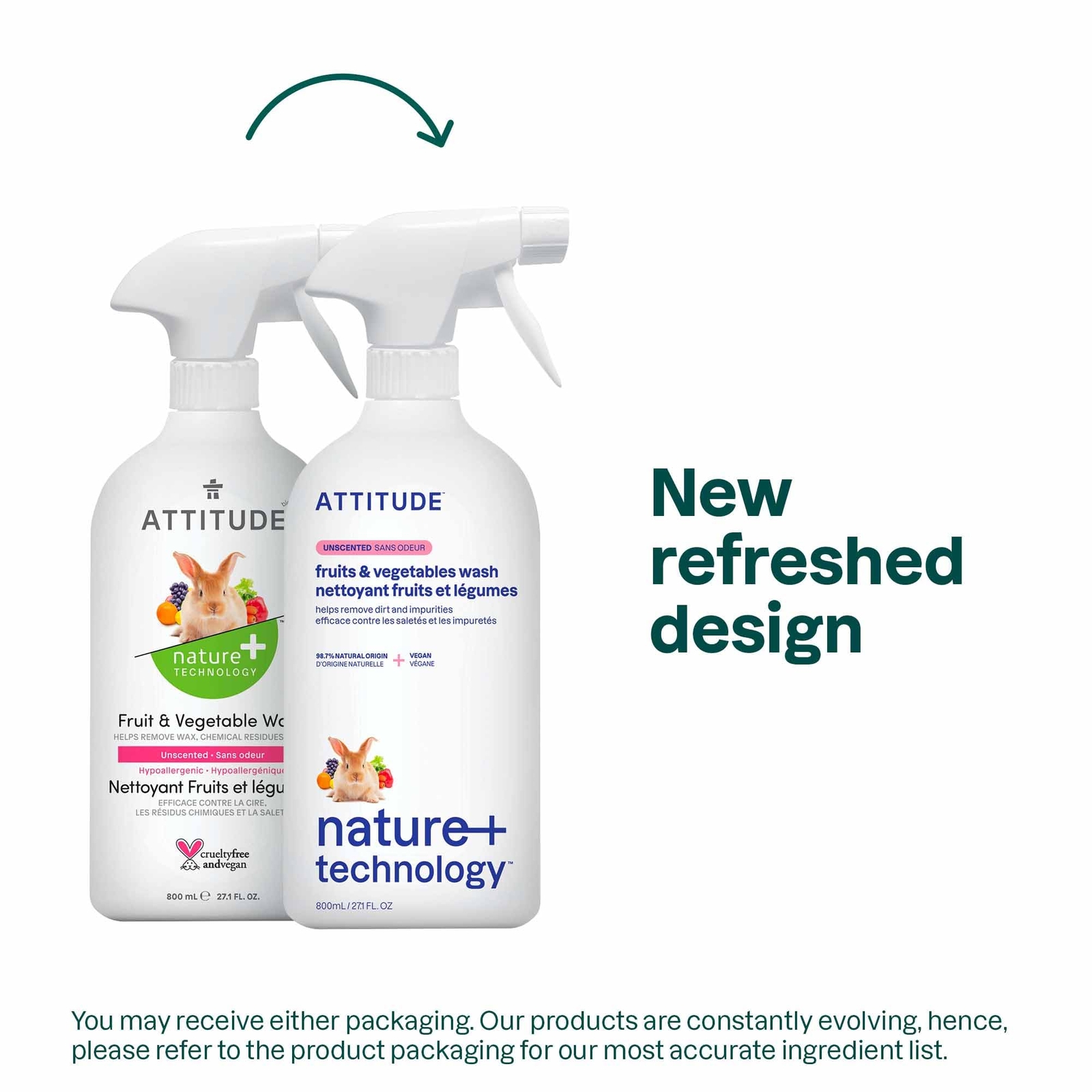 Fruit and Vegetable Wash Removes Wax Dirt and Impurities Plant- and Mineral-B…