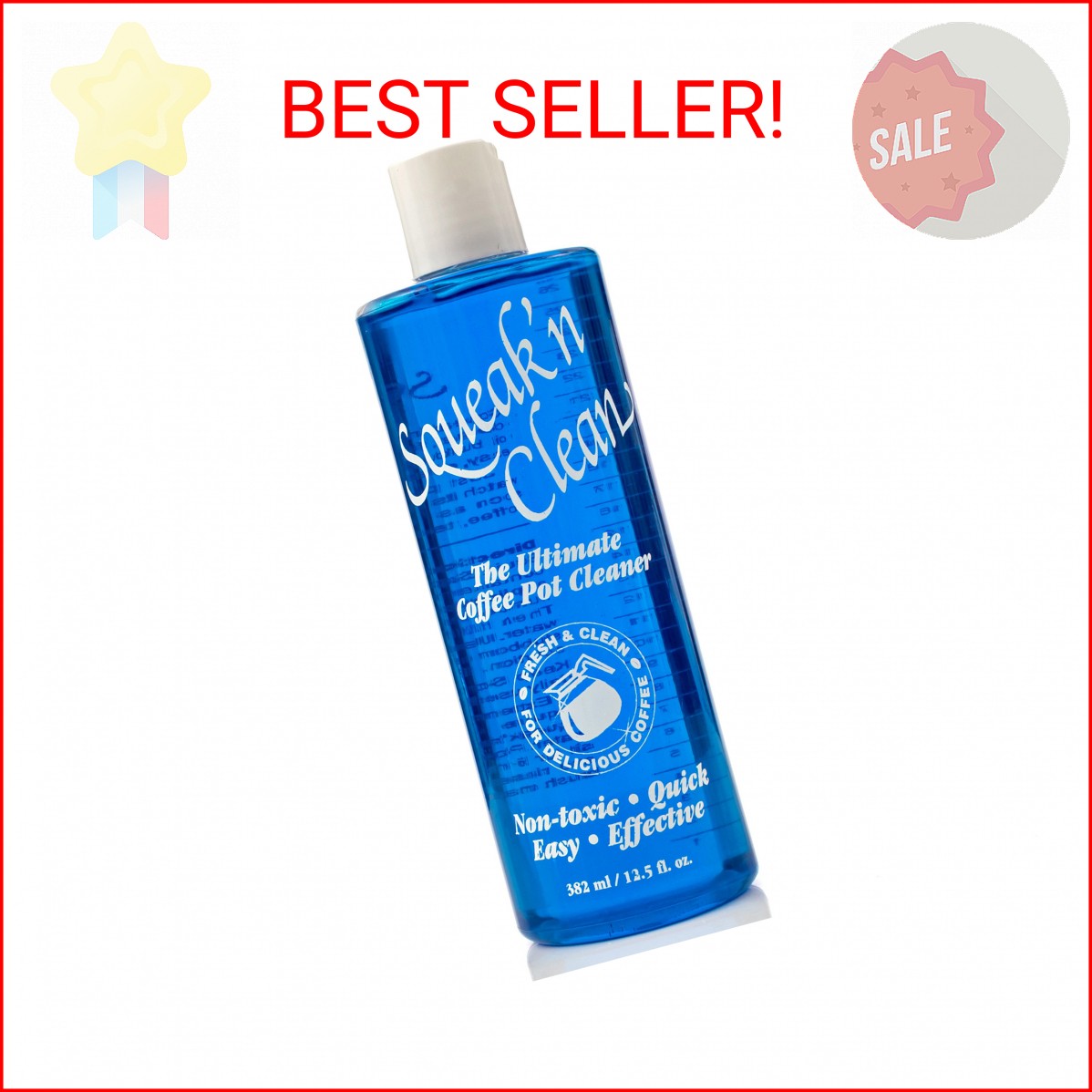 Concentrated Coffee Pot Cleaner / Food and Beverage Stain Remover – Over 20 Uses