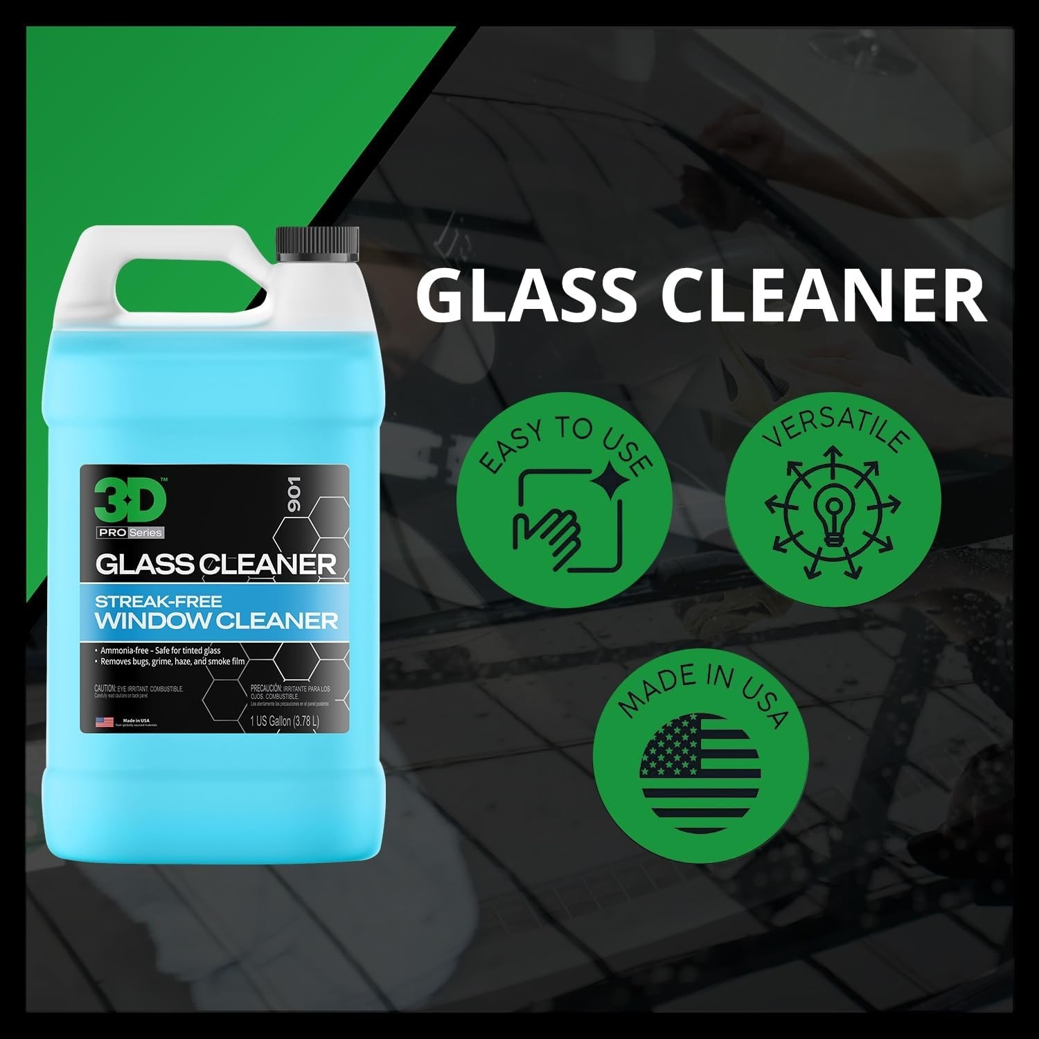 Eco-Friendly Glass Cleaner – Farm-Grown Corn Formula