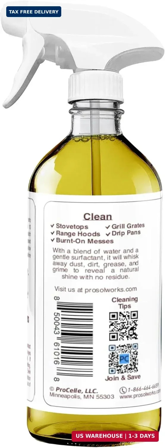 Degreaser Cleaner Heavy Duty Cleaning Spray 16 oz – Kitchen Cleaner for Stubborn
