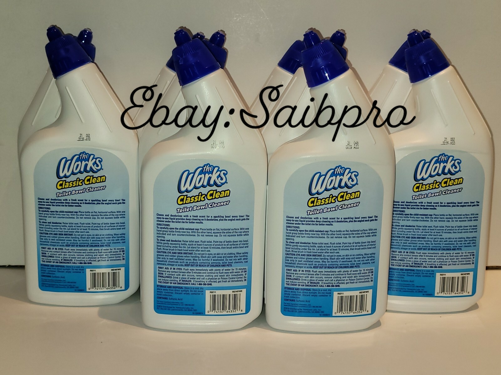 Lot Of 2 Toilet Bowl Cleaner, The Works 24 fl oz Fast Shipping