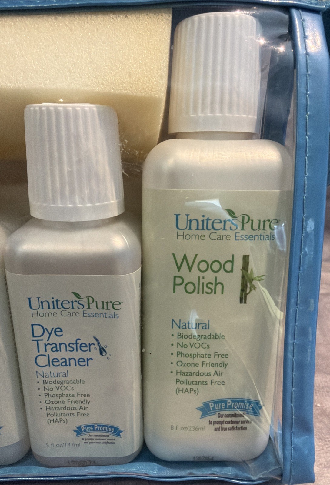 Uniters Pure Home Care Essential Stain Away Spot Cleaner Wood Kit Wood Polish